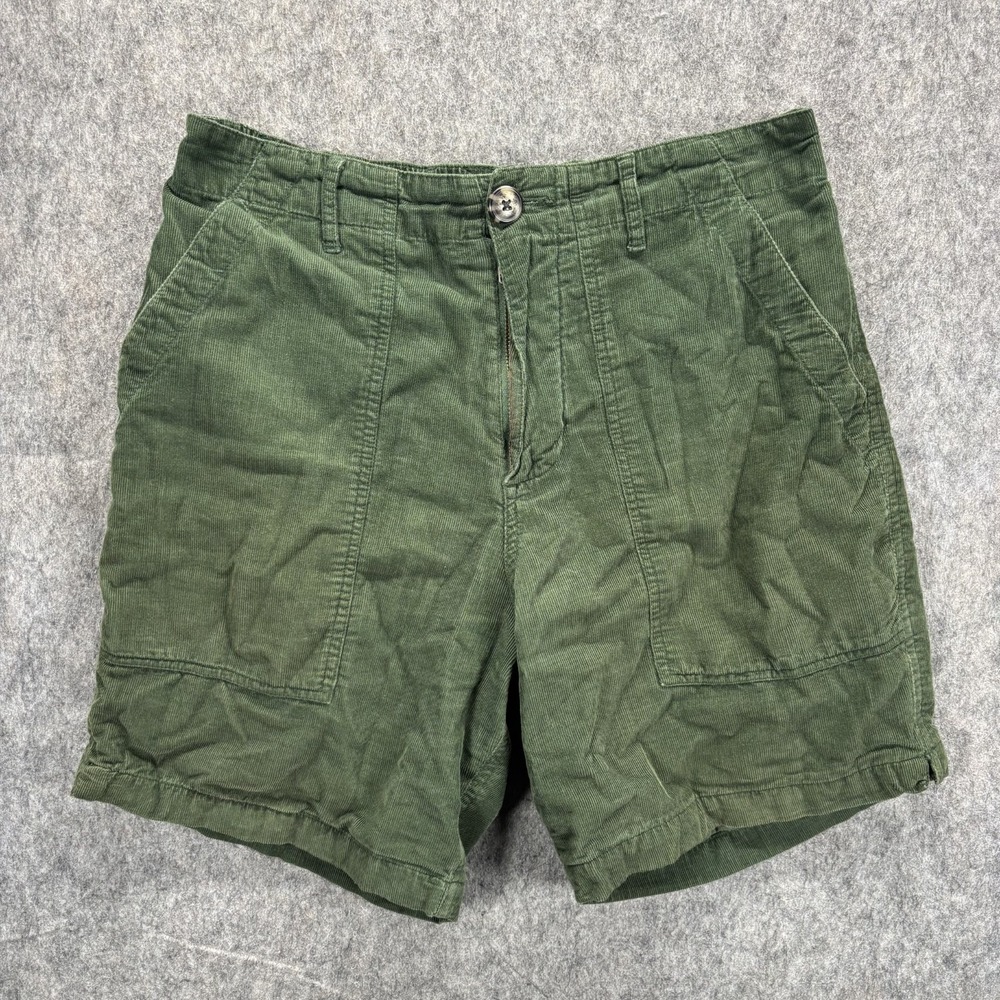Mollusk Corduroy Shorts Men's Small Green 6.5 Inseam Huckberry Surf